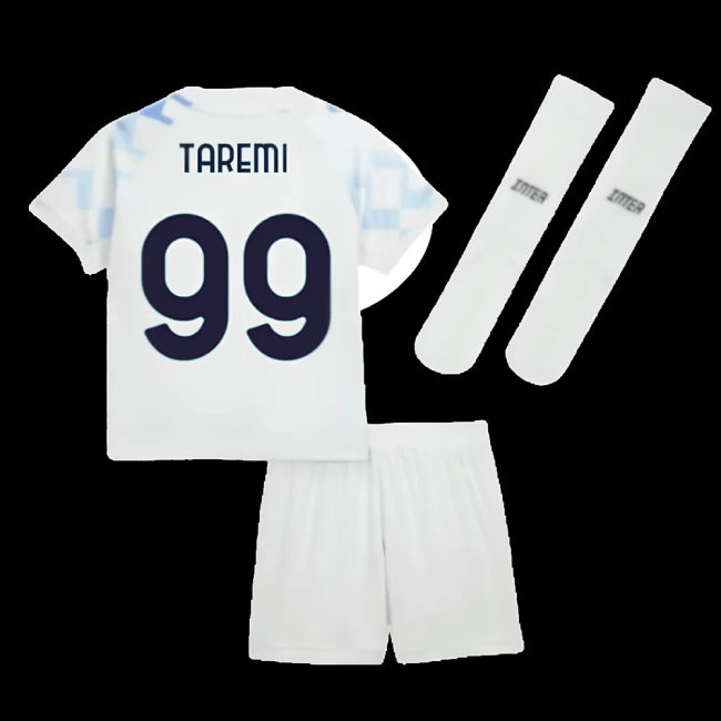2025-2026 Inter Milan Away Mini Kit (Taremi 99)-SoccerKits Hub | Buy Soccer Jerseys Online